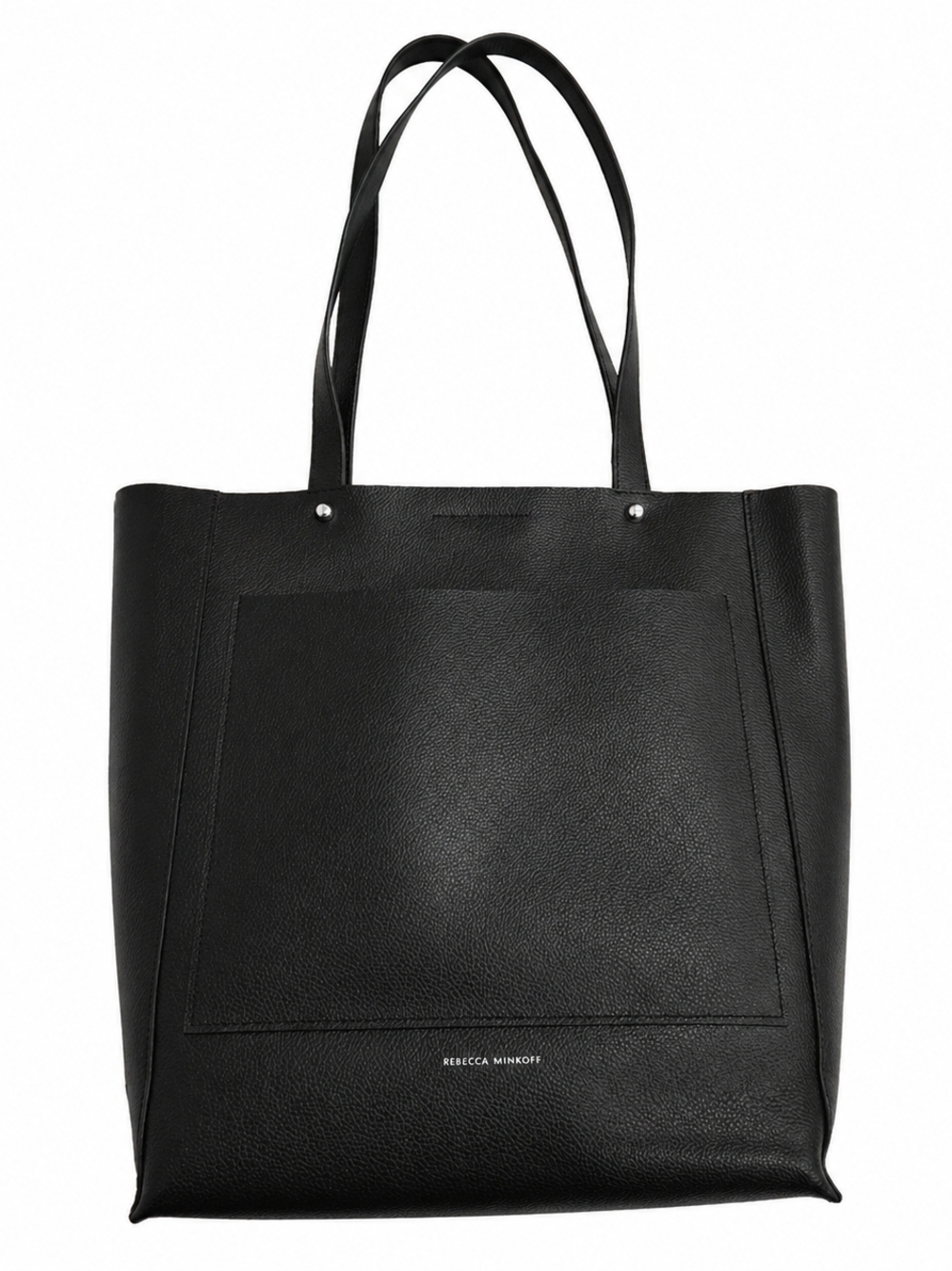 Rebecca Minkoff Black Pebbled Leather Tote